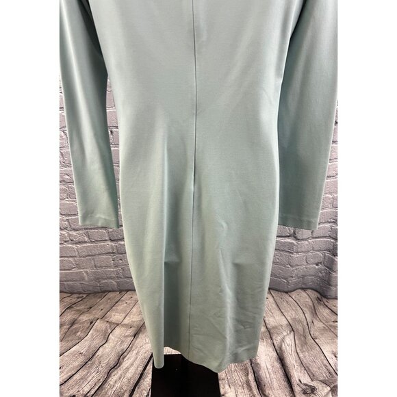 Escada V-Neck Knee-Length Dress -  Smocked Blue Size 38 US 6 - Picture 7 of 11